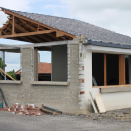 Extension de maison avec chambre d'amis Saint-Benoît